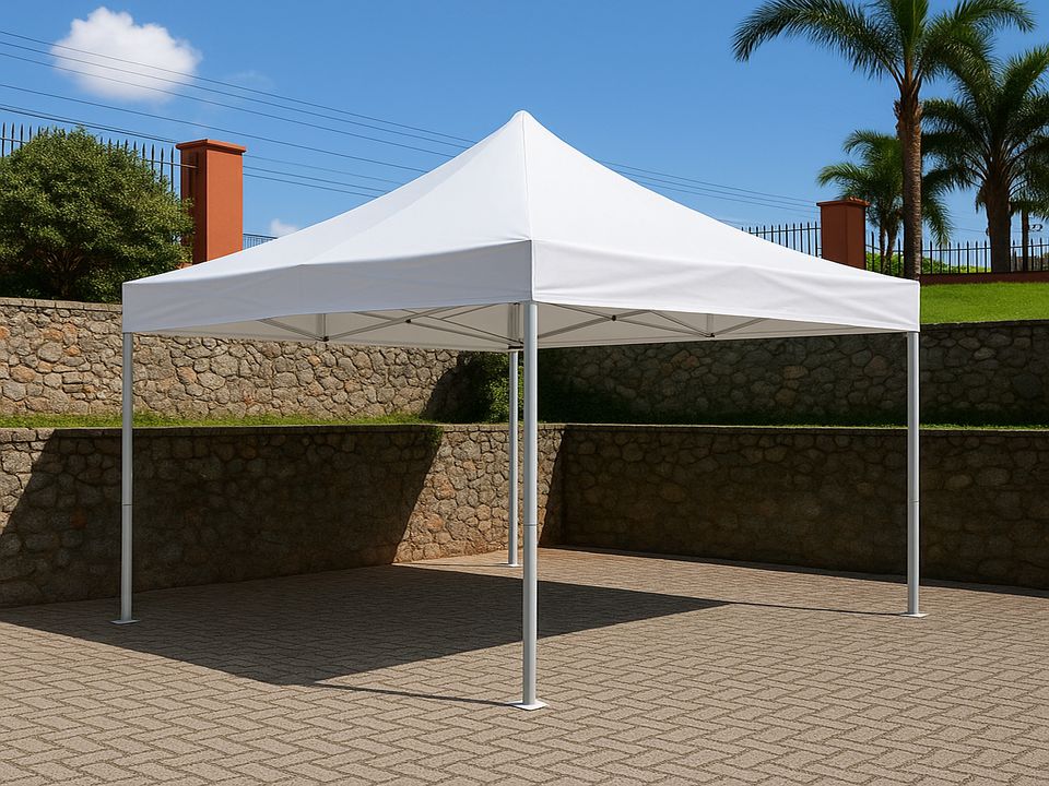Tenda Piramidal em Aço Galvanizado Canaã Tendas Goiânia