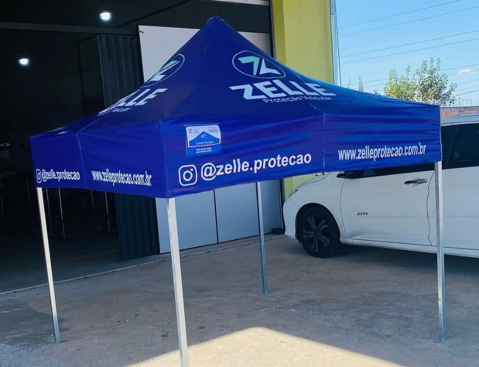 Tenda Sanfonada Perdonalizada Canaã Tendas Goiânia